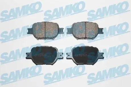 Гальмівні колодки, дискове гальмо (набір) SAMKO 5SP837