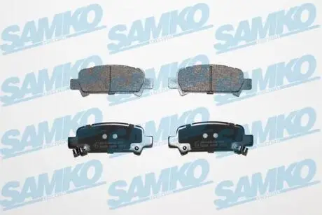 Гальмівні колодки, дискове гальмо (набір) SAMKO 5SP838