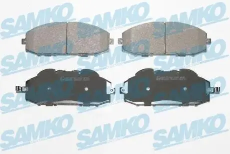 Гальмівні колодки, дискове гальмо (набір) SAMKO 5SP845
