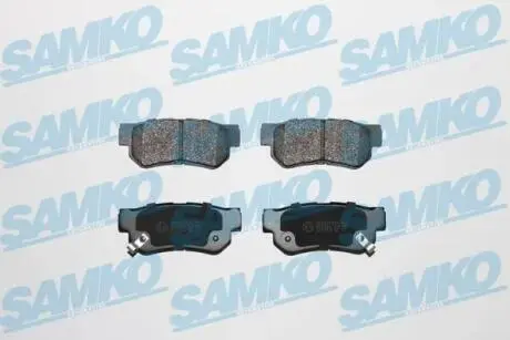 Гальмівні колодки, дискове гальмо (набір) SAMKO 5SP847