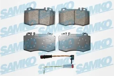 Гальмівні колодки, дискове гальмо (набір) SAMKO 5SP849A