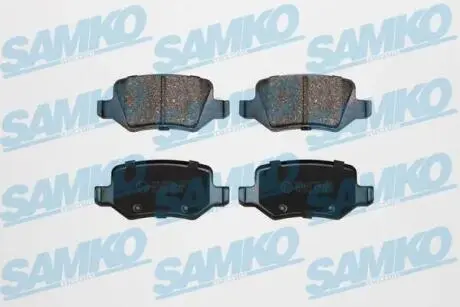 Гальмівні колодки, дискове гальмо (набір) SAMKO 5SP850