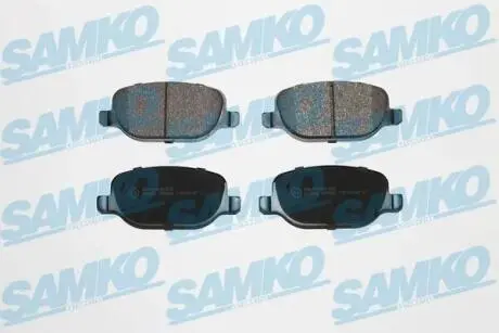 Гальмівні колодки, дискове гальмо (набір) SAMKO 5SP855