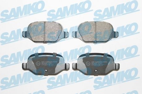 Тормозные колодки, дисковый тормоз.) SAMKO 5SP872 (фото 1)