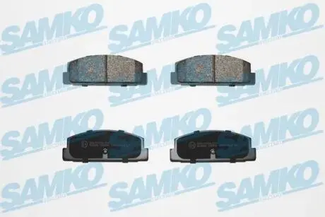 Гальмівні колодки, дискове гальмо (набір) SAMKO 5SP876