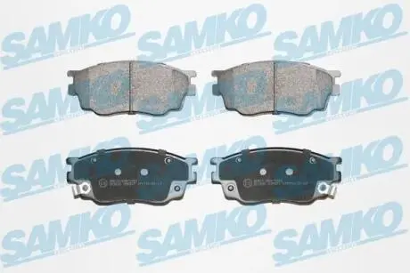 Гальмівні колодки, дискове гальмо (набір) SAMKO 5SP877