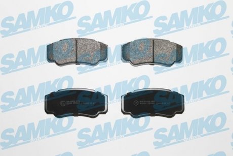 Тормозные колодки, дисковый тормоз.) SAMKO 5SP885 (фото 1)