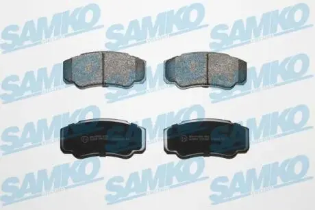 Гальмівні колодки, дискове гальмо (набір) SAMKO 5SP885