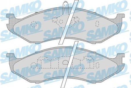 Тормозные колодки, дисковый тормоз.) SAMKO 5SP896