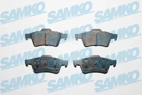 Гальмівні колодки, дискове гальмо (набір) SAMKO 5SP907