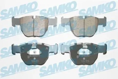 Гальмівні колодки, дискове гальмо (набір) SAMKO 5SP909