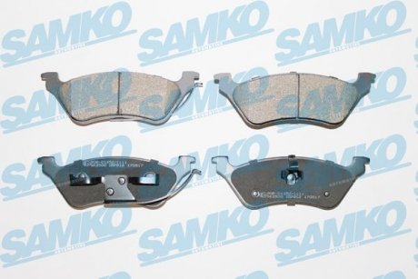 Тормозные колодки, дисковый тормоз.) SAMKO 5SP912 (фото 1)