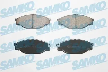 Гальмівні колодки, дискове гальмо (набір) SAMKO 5SP927