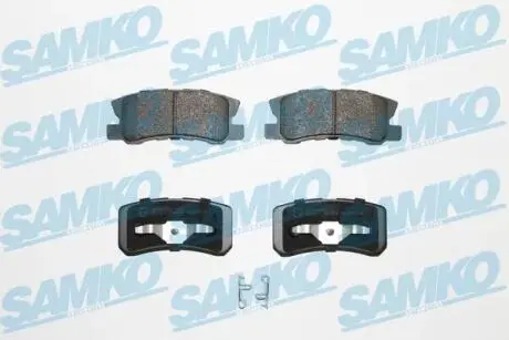 Гальмівні колодки, дискове гальмо (набір) SAMKO 5SP954