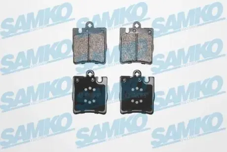Гальмівні колодки, дискове гальмо (набір) SAMKO 5SP957
