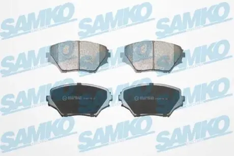 Гальмівні колодки, дискове гальмо (набір) SAMKO 5SP958