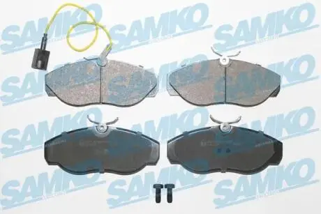 Гальмівні колодки, дискове гальмо (набір) SAMKO 5SP964