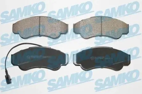 Колодки гальмівні передні 02-06 R16 (1.8t) SAMKO 5SP967