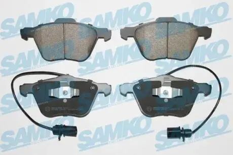 Гальмівні колодки, дискове гальмо (набір) SAMKO 5SP971