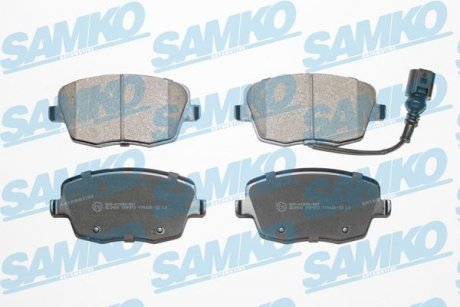 Гальмівні колодки, дискове гальмо (набір) SAMKO 5SP973