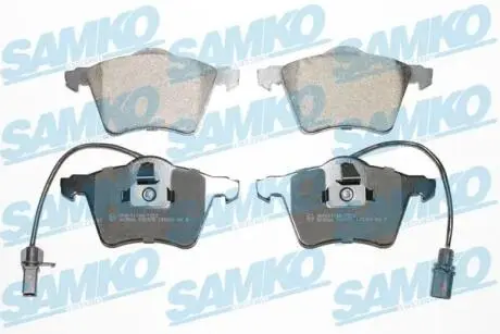 Гальмівні колодки, дискове гальмо (набір) SAMKO 5SP975