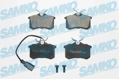 Гальмівні колодки, дискове гальмо (набір) SAMKO 5SP980