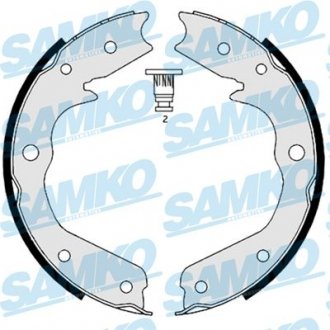 Тормозные колодки ручного тормоза SAMKO 88970 (фото 1)