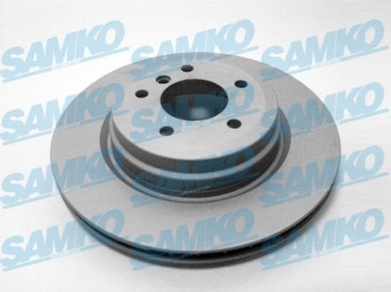 Диск тормозной (задний) BMW 3 (E90) 2.5-3.0/2.0d 04-11 (336x22) (вент.) SAMKO B2023VR