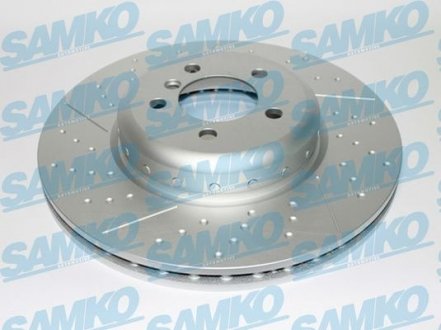 Диск тормозной bimetalic BMW SAMKO B2103VBR (фото 1)