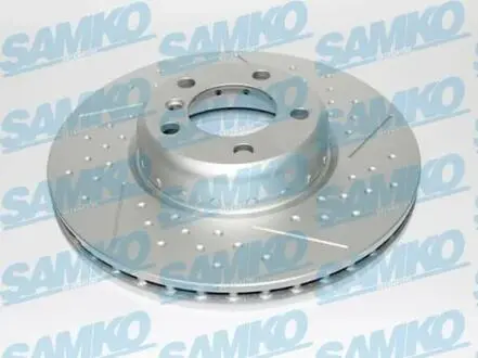 Диск гальмівний bimetalic BMW SAMKO B2105VBR