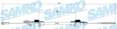 Трос зчеплення SAMKO C0108C