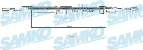 Трос зчеплення SAMKO C0455B
