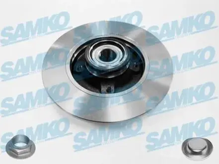 Диск тормозной C3,4 P207,307 +иоіysko +pierњж.ABS tyі SAMKO C1013PCA
