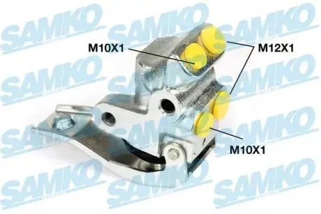 Разпредилитель (регулятор) тормозных сил, 96-08 (475/600kg) SAMKO D30908
