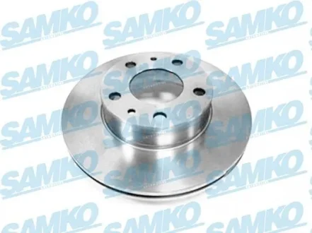 Диск гальмівний (передній) Fiat Ducato/Peugeot Boxer 1.4t 94- (280x24) (з покриттям) (вентильований) SAMKO F2171VR