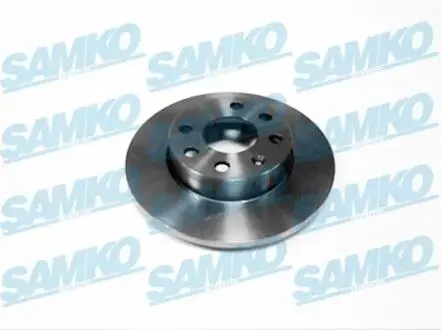 Диск гальмівний CORSA C1.0-1.2 16V lita przуd SAMKO O1001P