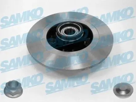 Диск гальмівний G.SCENIC II +іoїysko +pierњж.ABS tyі SAMKO R1031PCA