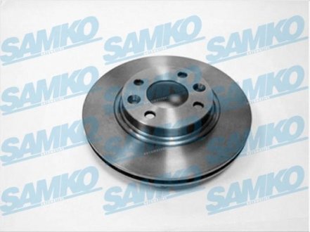 Диск тормозной CLIO IV SANDERO wentylowana przуd SAMKO R1062V (фото 1)