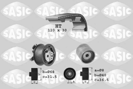 Ремень ГРМ (набор) SASIC 1756003