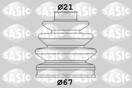 Гумовий пильовик шарніра зовнішній (fi: 21/67) FORD FIESTA V, FUSION, MINI COUNTRYMAN (R60), PACEMAN (R61), NISSAN MICRA II 1.0-2.0D 08.92-10.16 SASIC 1906081