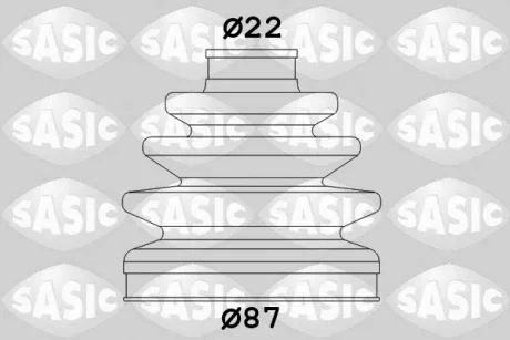Гумовий пильовик шарніра зовнішн/передн (fi: 22/87) FORD C-MAX, FOCUS II, FOCUS II/KOMBI 2.0D 09.05-07.11 SASIC 1906100