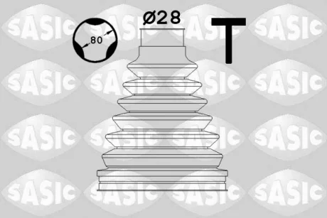 Гумовий пильовик шарніра Внутрішн (fi: 28/80) VOLVO S60 II, S80 II, V60 I, V70 III, ALFA ROMEO 159, BRERA, GIULIETTA, GIULIETTA/HATCHBACK, SPIDER, FIAT BRAVO II, DOBLO 1.4-4.4 09.05-12.23 SASIC 1906105