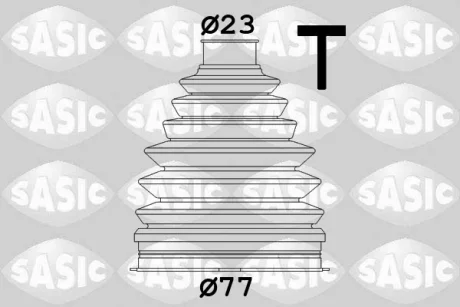 Гумовий пильовик шарніра зовнішній (fi: 23/77) KIA CEED, PRO CEED, MAZDA 3 1.3-2.0 10.03-02.13 SASIC 1906110