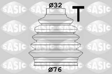 Гумовий пильовик шарніра зовнішній/передн (fi: 32/76) MERCEDES A (W168) 1.4/1.6/1.7D 07.97-08.04 SASIC 1906143