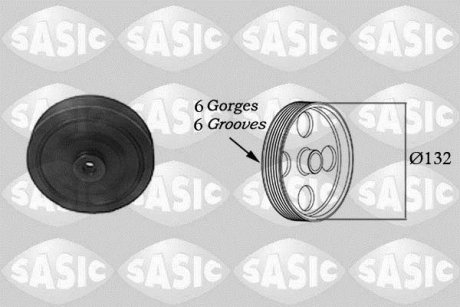 Шкив коленчатого вала SASIC 2154003 (фото 1)