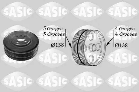 Шкив коленчатого вала SASIC 2156027