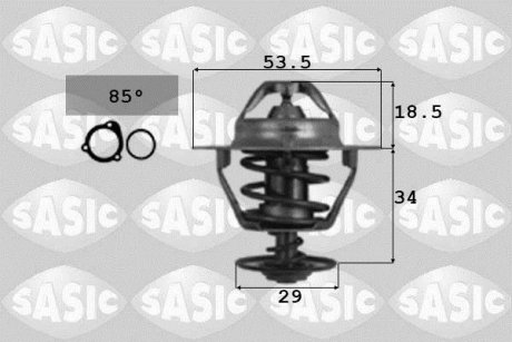 Термостат системы охлаждения SASIC 3306029
