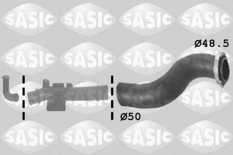 Шланг резиновой системы охлаждения SASIC 3334009