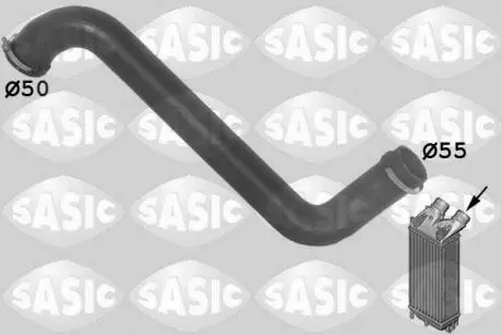 Патрубок интеркулера RENAULT MASTER 2,8DTI MOVANO SASIC 3334016