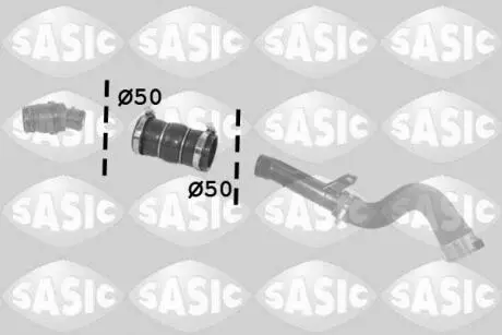 Патрубок интеркулера RENAULT CLIO IV 1,5DCI (KRУ)TKI) SASIC 3334028